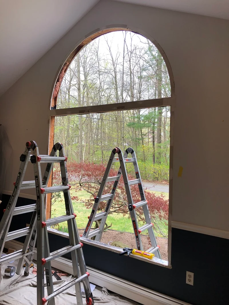 Speciality Shaped window removal 